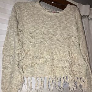 Justice hold sweater crop